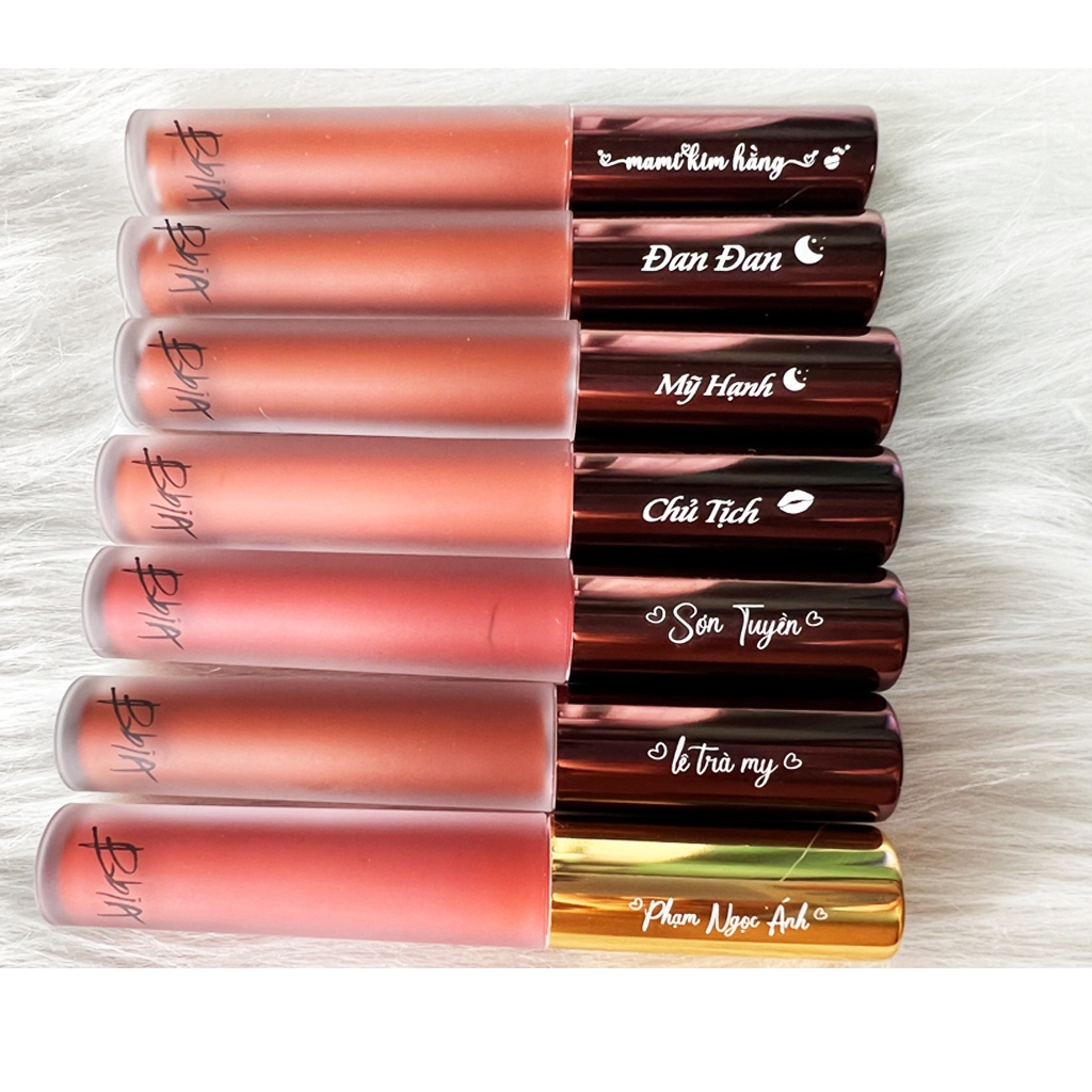 Son Kem Lì Bbia Last Velvet Lip Tint Asia Edition , khắc son bbia miễn phí Lipstick
