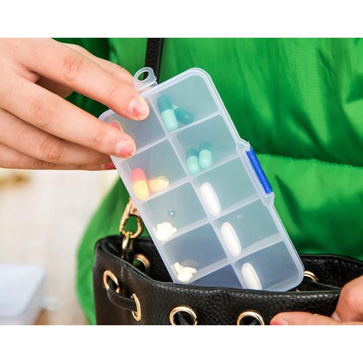 Hộp đựng đồ 10 ngăn trong suốt-Vrg1253 SHIPNHANH88