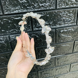 [Phụ kiện cô dâu] Cài đá trắng