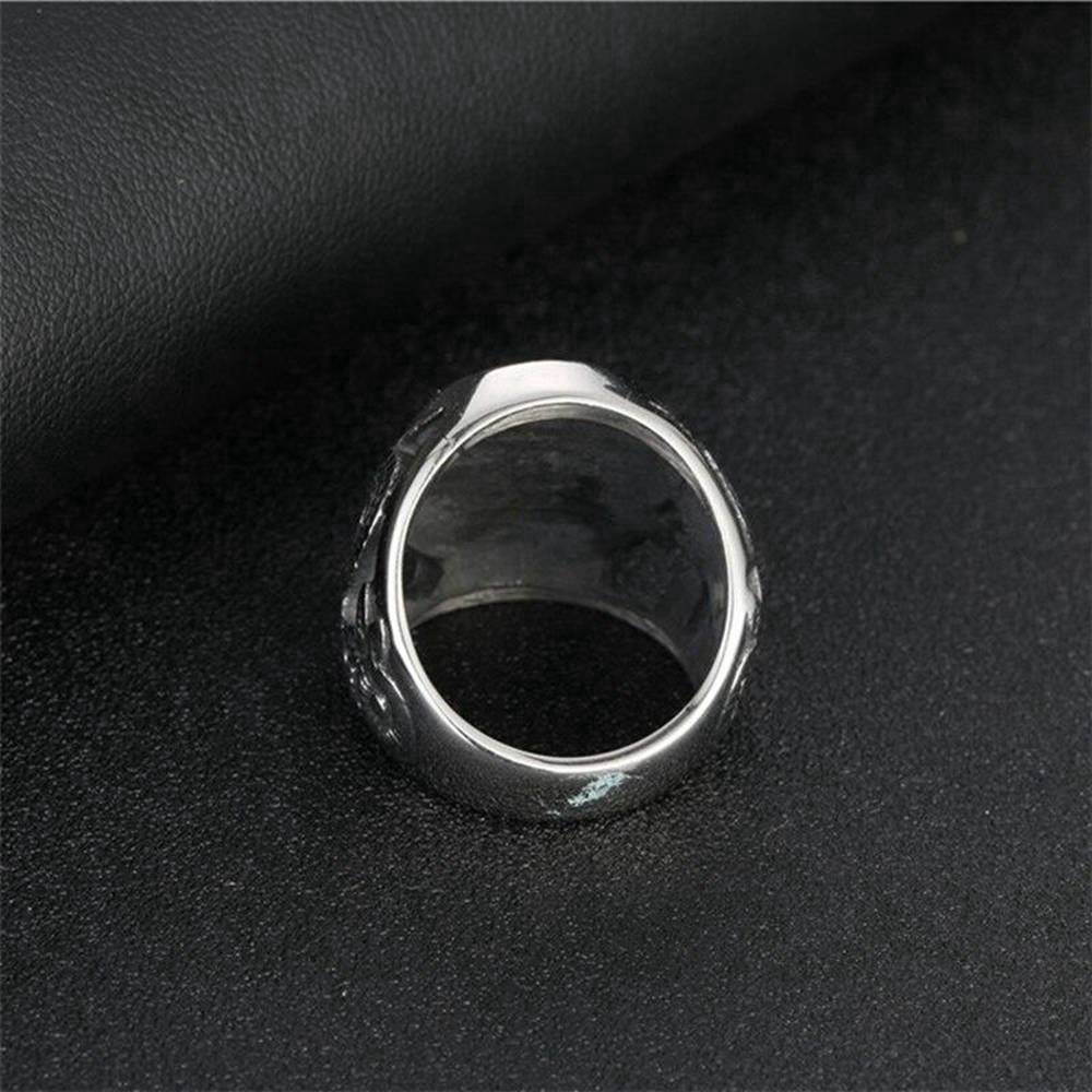 Perhiasan Pria, Agama Antik Thai Buddha Kepala Cincin Punk