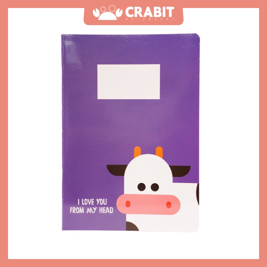 Vở kẻ ngang Crabit Animal Bò sữa 80 trang