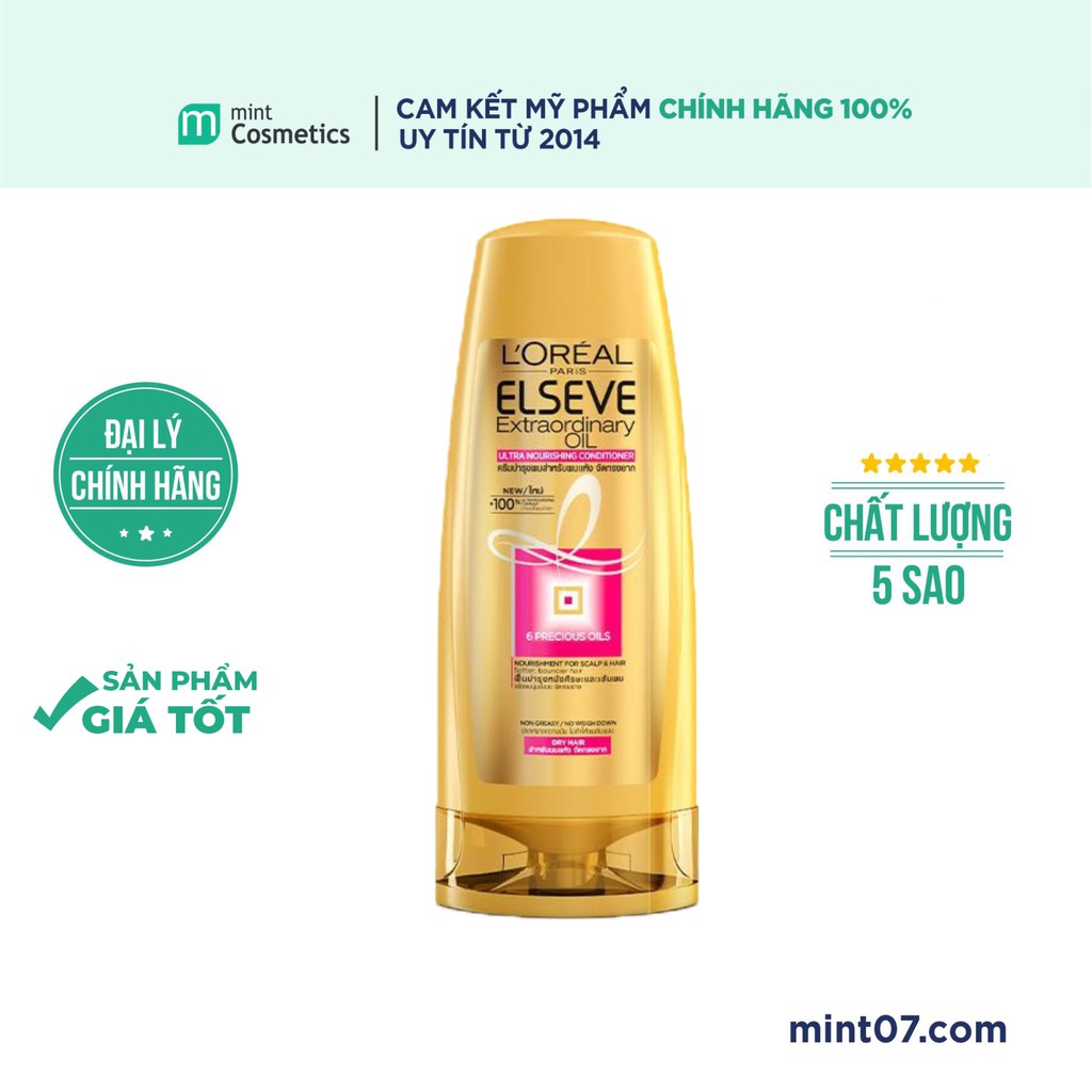 Dầu Xả L'Oréal Elseve Extraordinary Oil 325ml