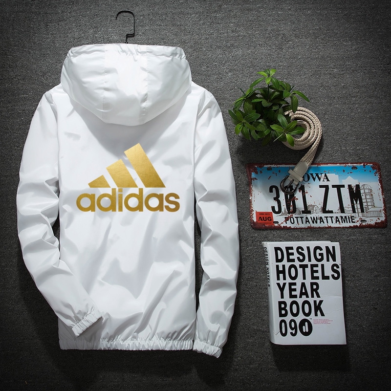 Áo Khoác Thể Thao ADIDAS Chống Gió Thoáng Khí Thời Trang Cho Nam