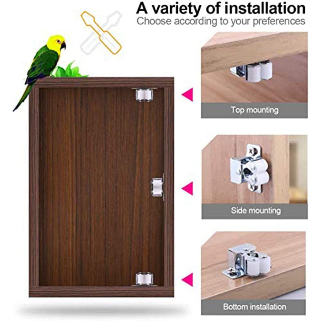 Khóa Cửa Tủ Bằng Kim Loại Chịu Tải Nặng Kèm Ốc Vít Chắc Chắn
