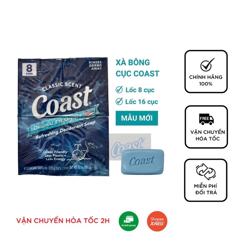Xà phòng Coast Cục Mỹ 113g