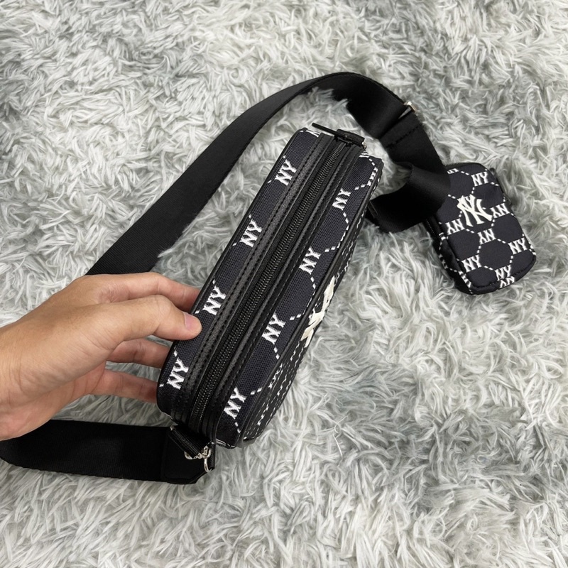 Túi Chéo MLB Monogram Size Lớn  Full Mạc Tag