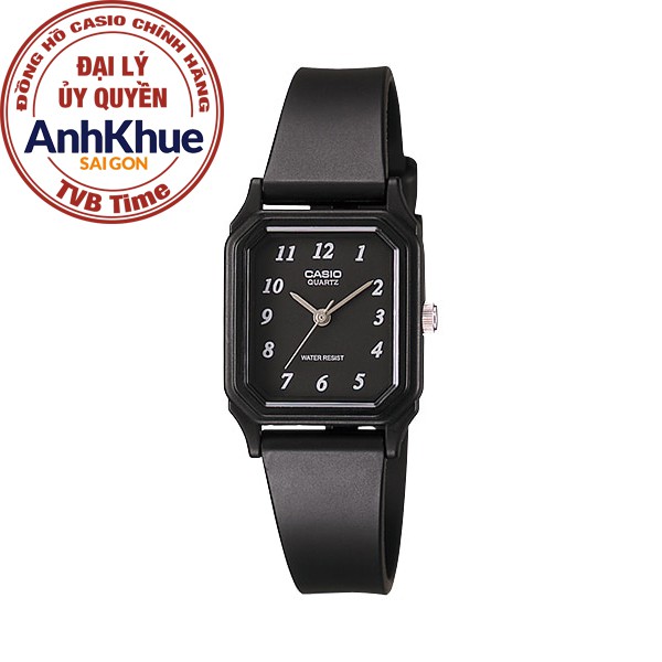 Đồng hồ nữ dây nhựa Casio chính hãng Anh Khuê LQ-142-1BDF