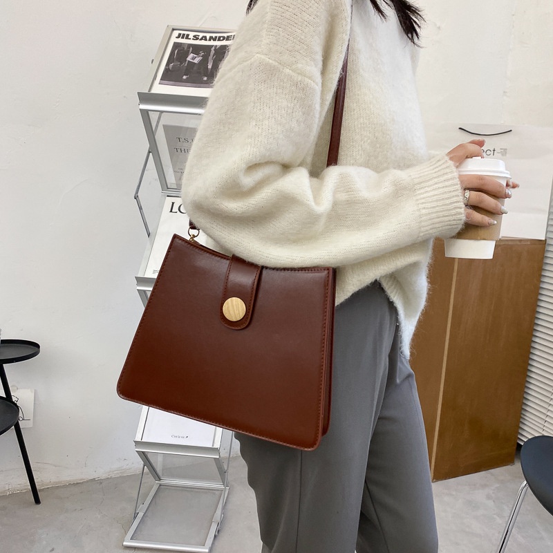 IELGY Túi đeo chéo IELGY thiết kế đơn giản thời trang cho nữ