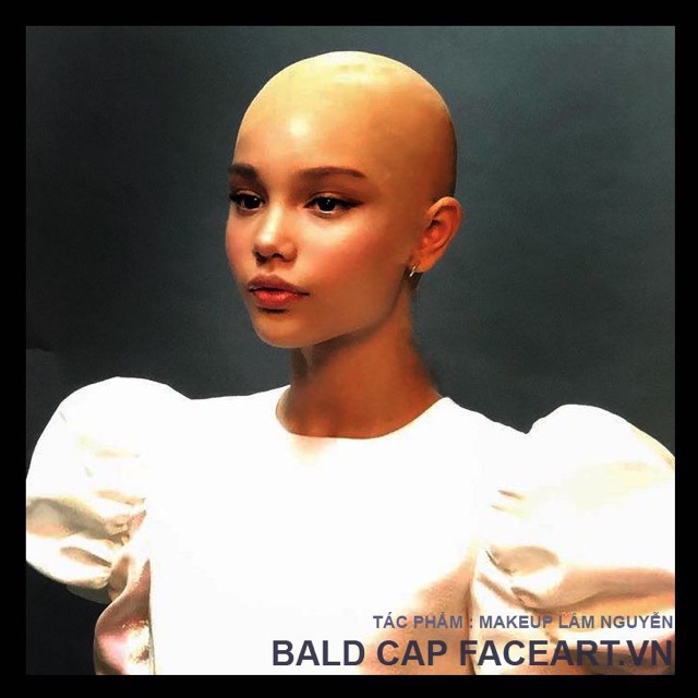 Dụng Cụ hoá trang ĐẦU TRỌC - Bald Cap Da trọc đầu - LIQUID latex hoá trang Đa vết thương - keo dán Da chuyên dụng