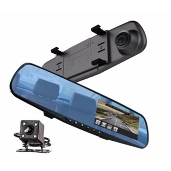 Camera hành trình xe hơi tích hợp gương + camera lùi DVR | BigBuy360 - bigbuy360.vn