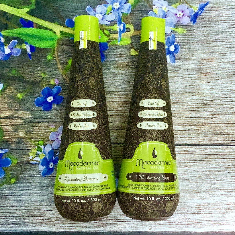 [Chính hãng] Bộ dầu gội xả dưỡng ẩm trẻ hóa tóc Macadamia Rejuvenating Moisturizing Mỹ 300ml*2