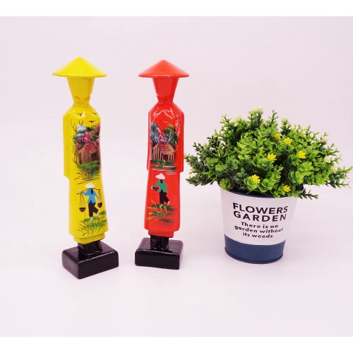 Tượng nữ sinh sơn mài - Cô gái áo dài cao 25cm - Hàng thủ công mỹ nghệ Việt Nam