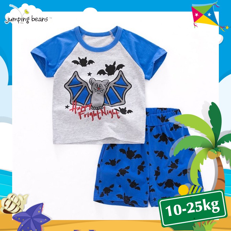 Bộ Little Maven dơi xanh (QW121) - JUMPING BEANS Official Store
