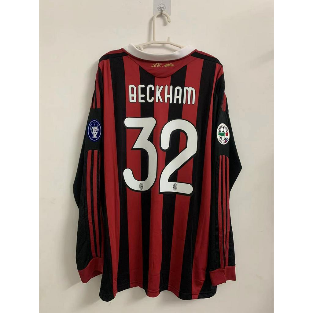 AC sân nhà 2009-10 dài tay/ngắn tay bóng đá tops S-2XL * tùy chỉnh&chất lượng cao *