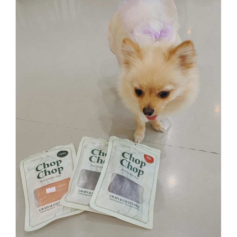 Snack tươi cho chó Chopchop hàn quốc, thức ăn vặt raw cao cấp sấy cho chó Con Mèo Xiêm