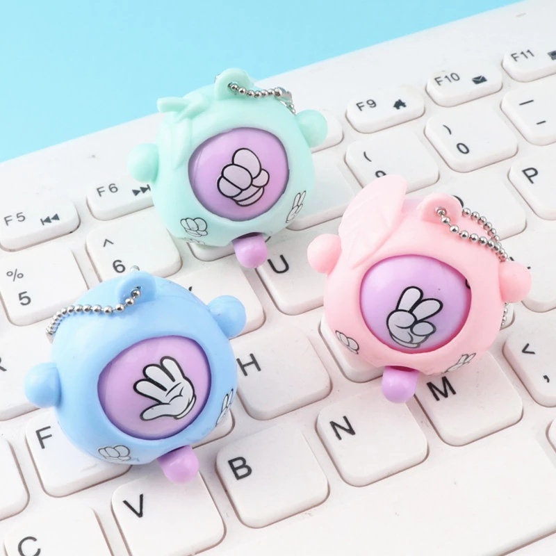 Móc Khóa Hình Quả Trứng Vui Nhộn Dễ Thương