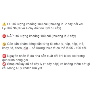 100 LY PP MỎNG 450-500ml + NẮP