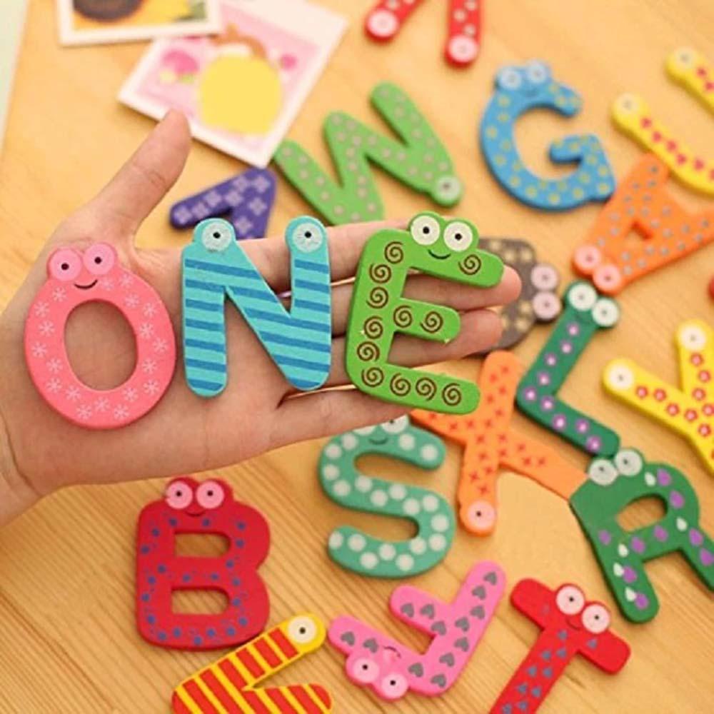 JARRED Bộ Đồ Chơi Bảng Chữ Cái Bằng Gỗ Giúp Phát Triển Trí Tuệ Cho Bé