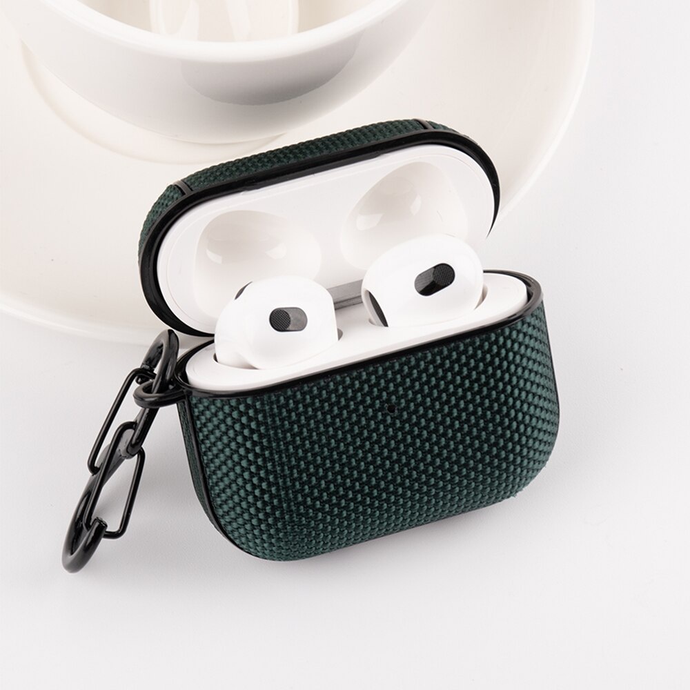 Vỏ đựng hộp sạc tai nghe không dây bằng vải nylon chống nước cho AirPods 3 pro AirPods 2/1