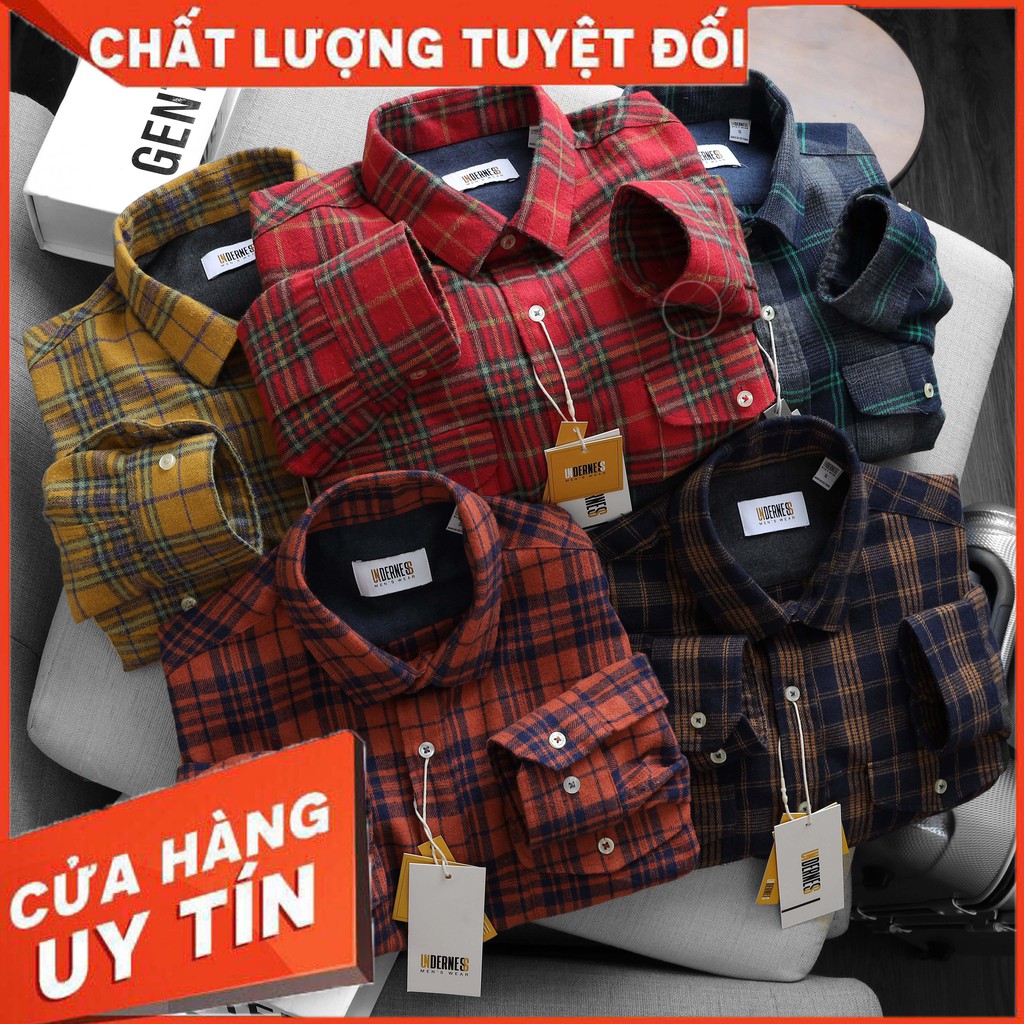 [ NEW ARRIVAL] ÁO SƠ MI KẺ DẠ UNDERNESS