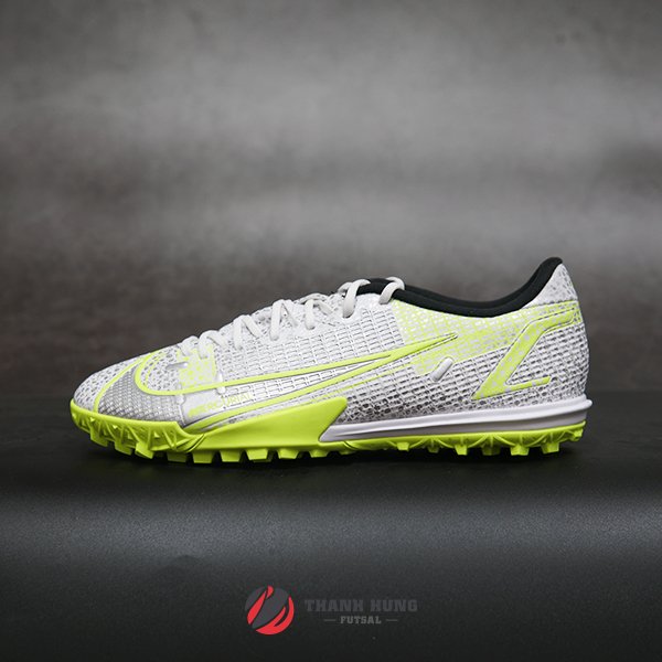 GIÀY ĐÁ BÓNG CHÍNH HÃNG NIKE MERCURIAL VAPOR 14 ACADEMY TF - CV0978-107 - TRẮNG/BẠC SAFARI