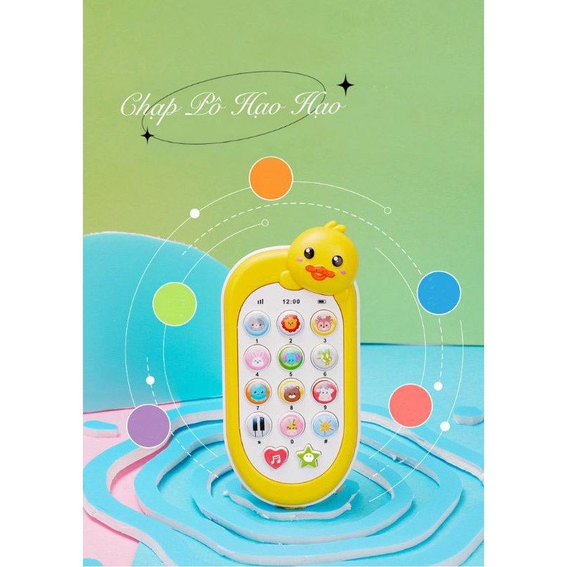 ĐỒ CHƠI ĐIỆN THOẠI IPHONE VỊT VÀNG