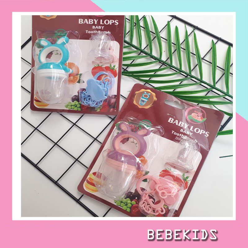 Túi nhai ăn dặm Babylops / Núm nhai ăn dặm Cho bé