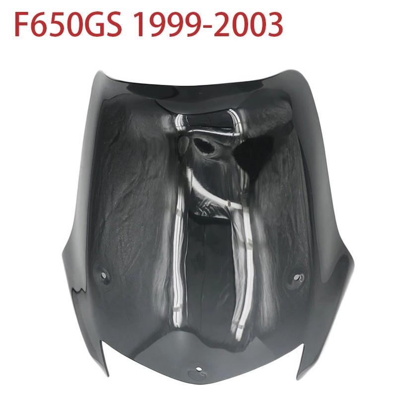 Kính chắn gió xe máy màu đen Màn chắn gió Màn hình chắn gió Bộ làm lệch hướng cho BMW F650 F 650 GS 1999-2003