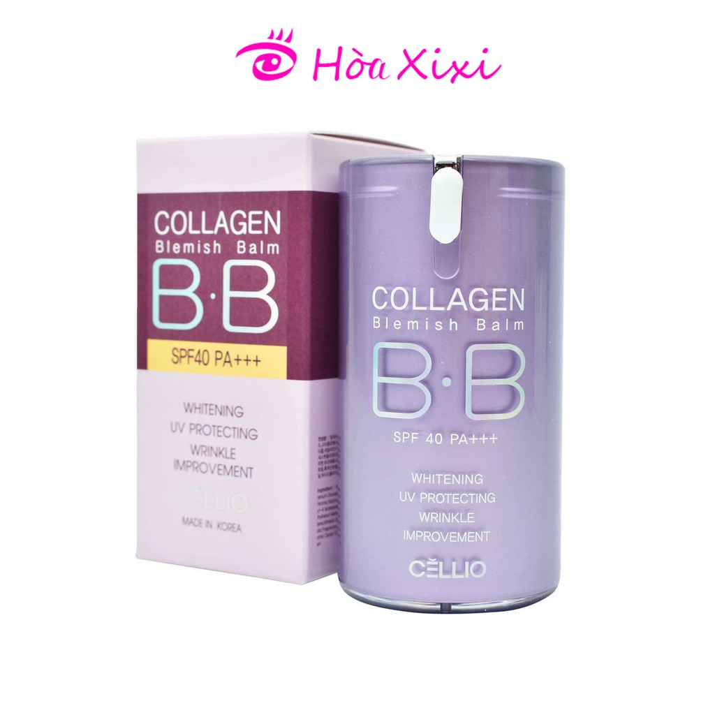Kem nền BB Collagen Cellio 40ml