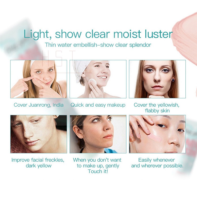 (Hàng Mới Về) Kem Lót Trang Điểm Dưỡng Ẩm Làm Trắng Da Tiện Dụng | BigBuy360 - bigbuy360.vn