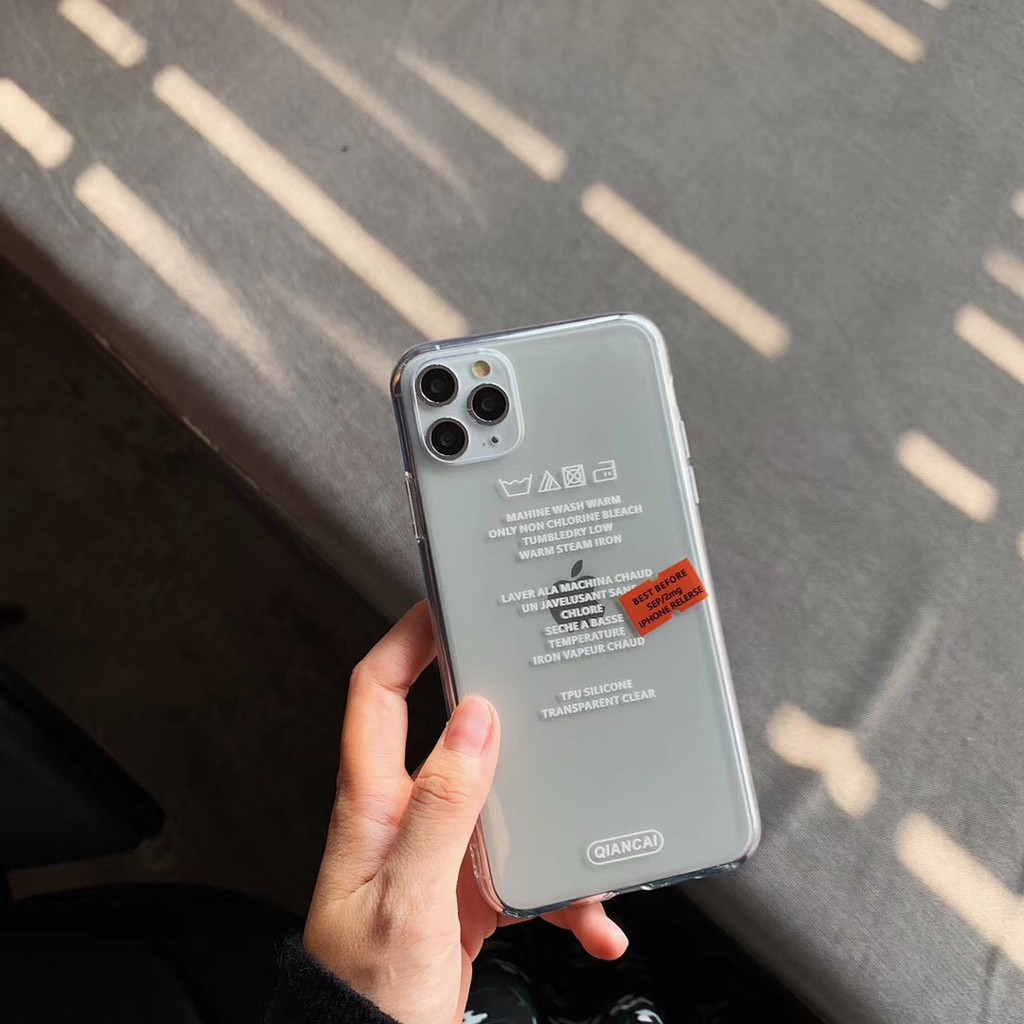 Ốp điện thoại dẻo in hình mác áo nền trong suốt độc đáo cho IPhone11 11Pro Max 7Plus 8 X XR XS Max | BigBuy360 - bigbuy360.vn