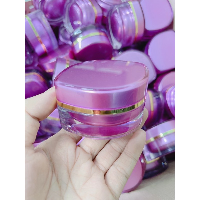 Hủ đựng kem face 20g hình chiếc lá