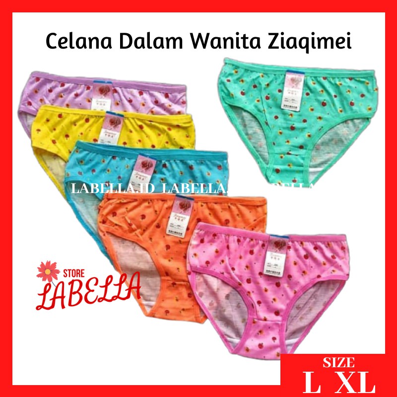1 quần lót nữ ZIAQIMEI in họa tiết CD BIG SIZE L XL vừa vặn với Jumbo LUCIA