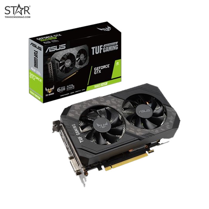 VGA Asus GTX 1660 Super 6G GDDR6 TUF Gaming (TUF-GTX1660S-6G-GAMING)