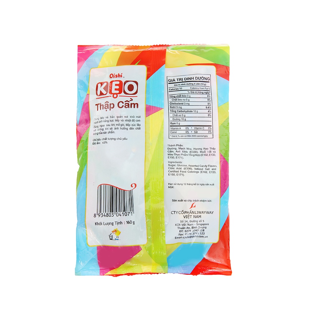 Kẹo oishi thập cẩm 1k/1k/1k/ 1 chiếc