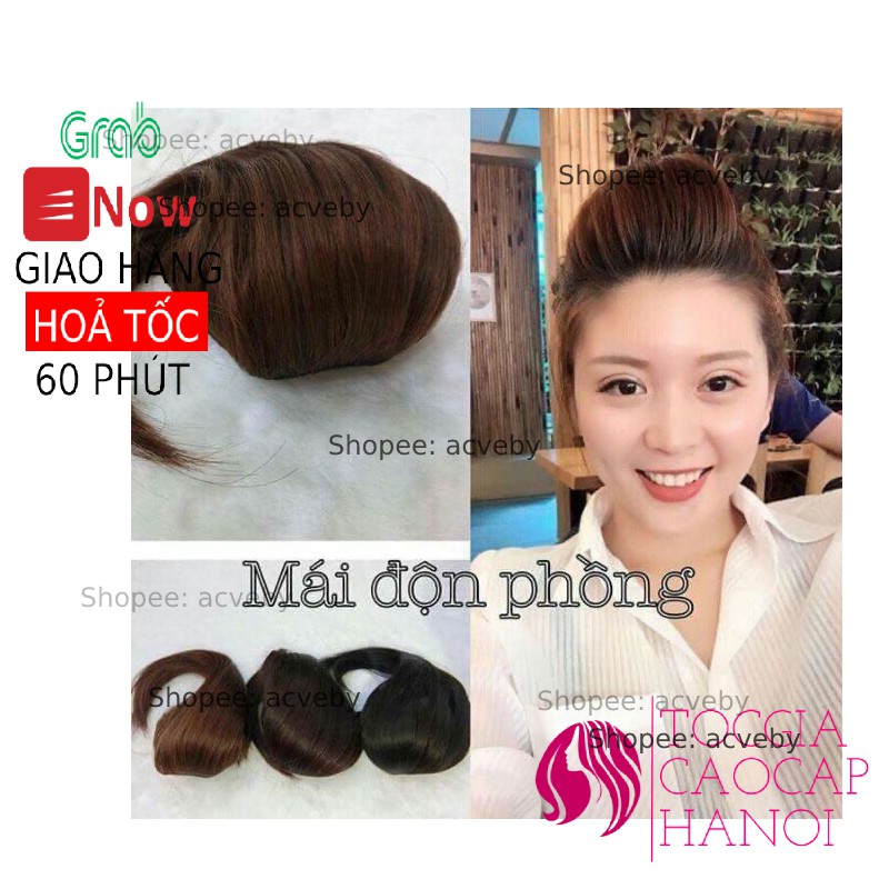 Tóc giả mái phồng BẢN RỘNG ❤ FREESHIP ❤ hàng cao cấp