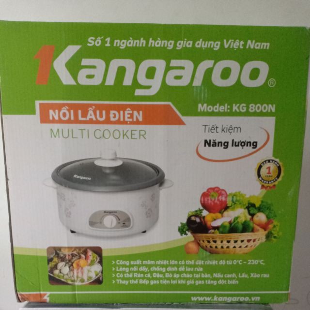 Nồi lẩu điện Kangaroo KG 800N 3.5 lít