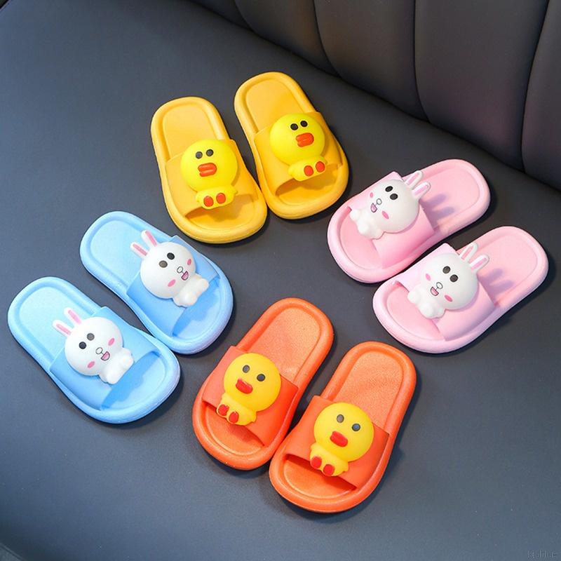 Xăng đan Chống Trượt Thoáng Khí Có Đèn Led Dạ Quang Họa Tiết Động Vật Thỏ Thời Trang Mùa Hè Đi Biển Mùa Hè Dành Cho Trẻ Em