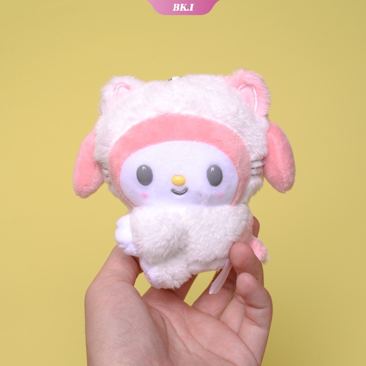 Thú Nhồi Bông Hình Mèo Cinnamoroll Màu Tím Nhạt Đáng Yêu
