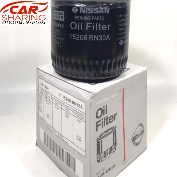 Lọc nhớt Nissan Navara 15208BN30A