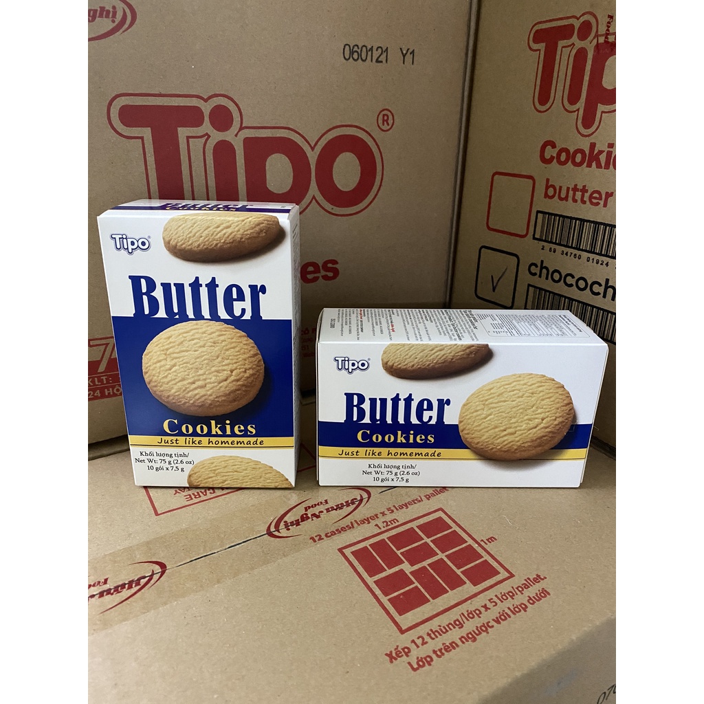 TIPO BÁNH COOKIES BƠ 75G)