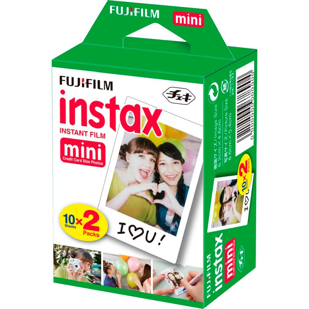 Phim máy ảnh Fujifilm Instax ColorFilm Mini 20 tấm, 10 tấm - Hàng chính hãng