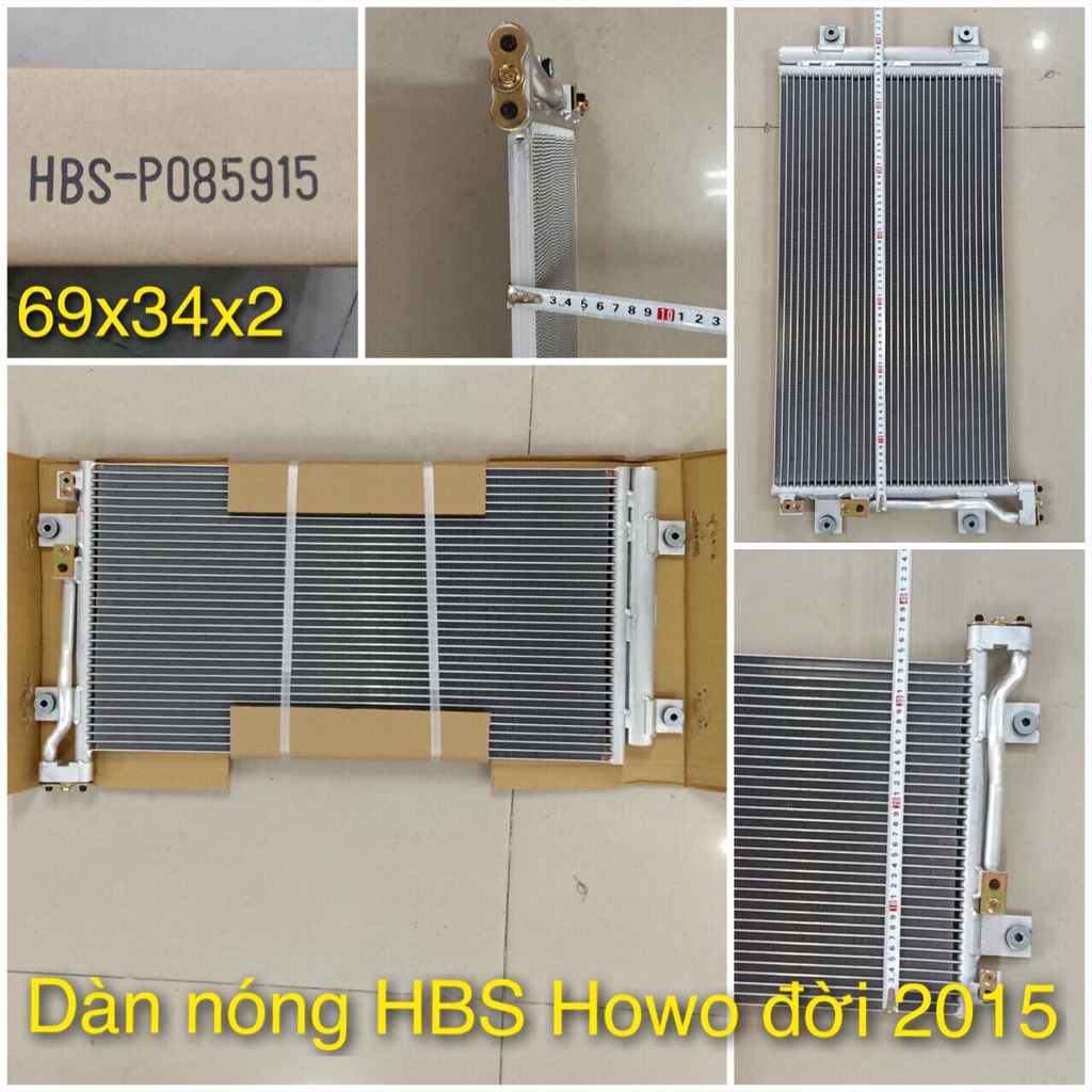 |Vattudienlanhoto| Dàn nóng HBS dòng xe tải HOWO