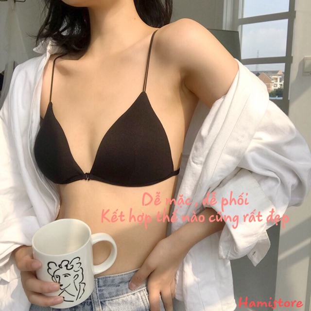 Bra cotton dây mảnh mỏng nhẹ , sexy #FREESHIP | BigBuy360 - bigbuy360.vn