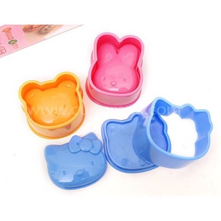 Bộ 3 khuôn cơm bento Nhật cho bé