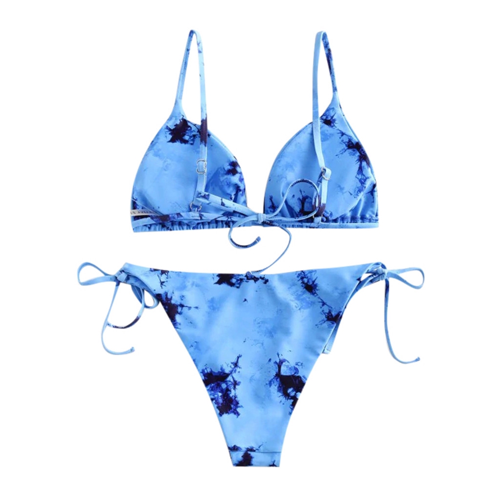 Bộ bikini màu gradient có đệm nâng ngực thời trang cho nữ | BigBuy360 - bigbuy360.vn