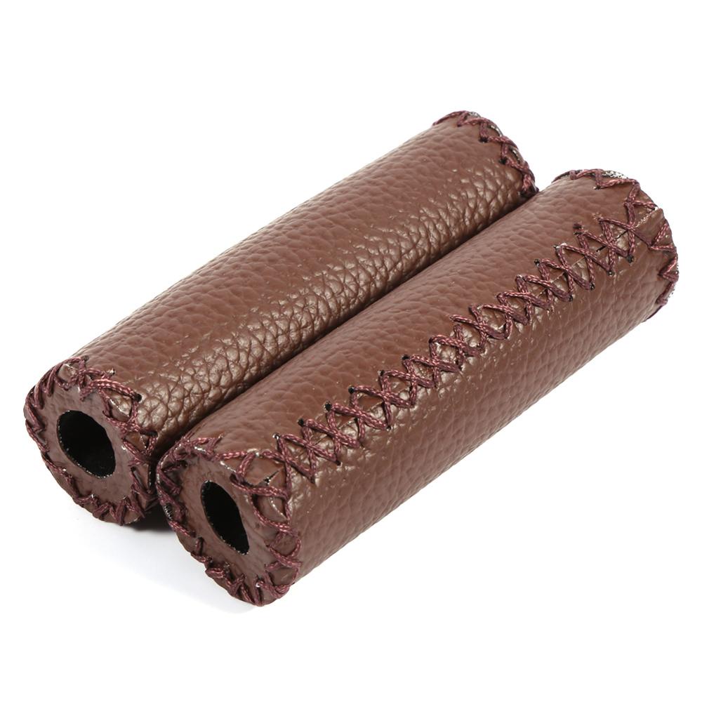 Vỏ Bọc Tay Lái Xe Đạp Leo Núi Bằng Da Nhân Tạo Kiểu Vintage