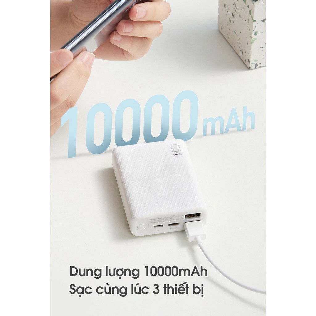 [Hỏa Tốc HCM] Pin Sạc Dự Phòng ZMI QB817 10000mAh Chuẩn PD - Sạc nhanh 22.5W.