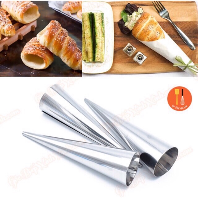Khuôn Làm Bánh Ốc Quế,Bánh Sừng Bò,Bánh Cuộn