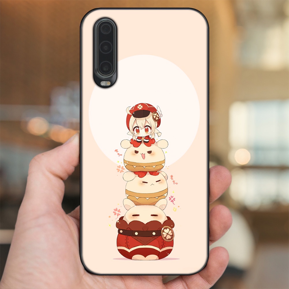 Ốp lưng Huawei P30 viền đen in hình Klee Genshin Impact
